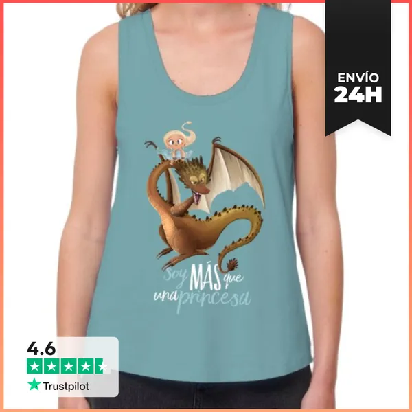 Camiseta Mujer Sin Mangas, Loose Fit Daenerys Targaryen Khaleesi-