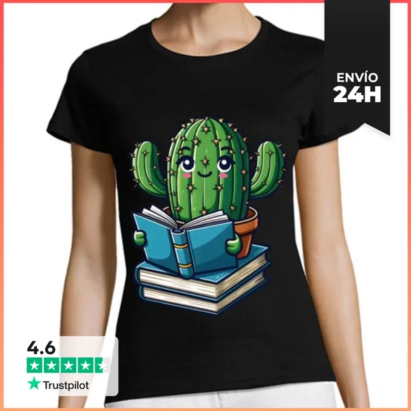 Camiseta Mujer Clásica Lectura De Libros LaTostadora