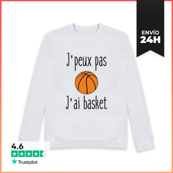 Sudadera Unisex No Puedo Tener Baloncesto LaTostadora