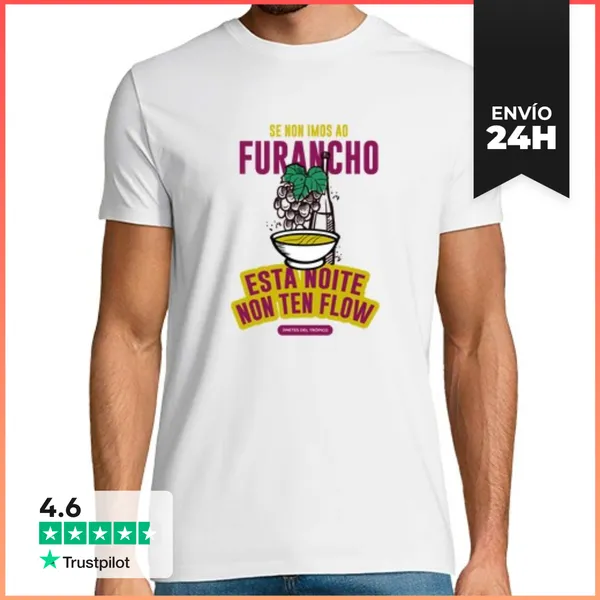 Camiseta Hombre Clásica Furancho, Jinetes Del Trópico LaTostadora