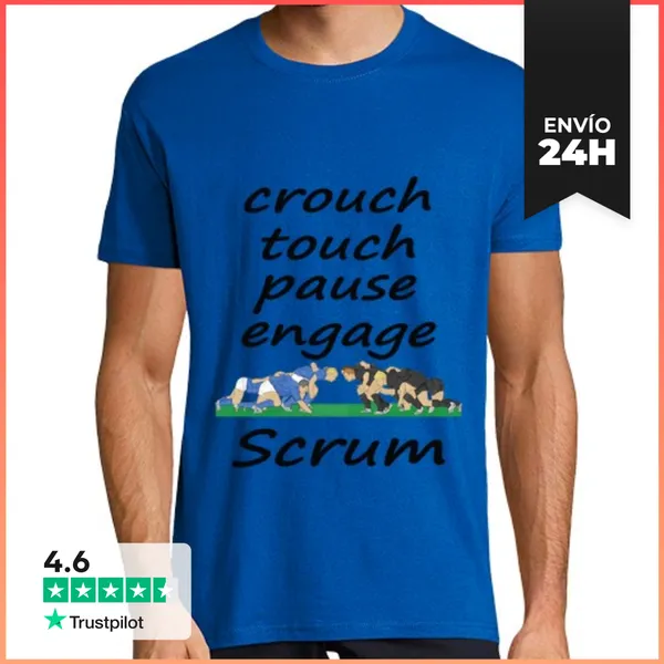 Camiseta Hombre Clásica Scrum LaTostadora