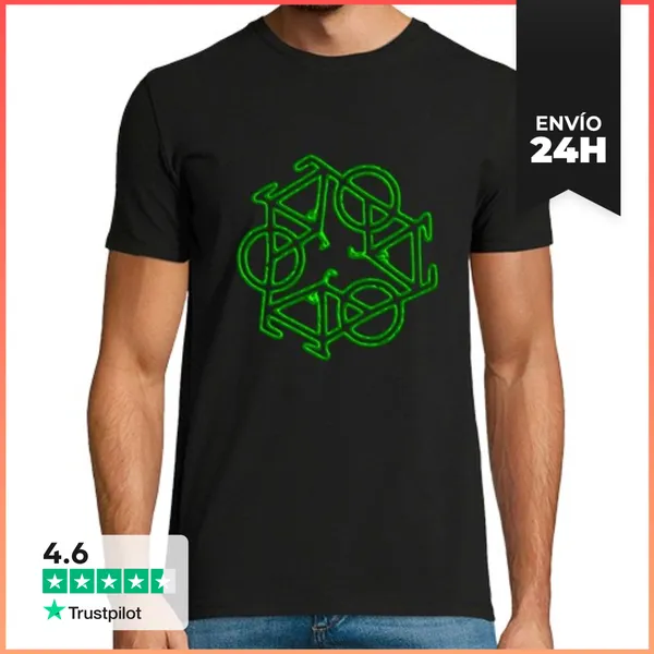 Camiseta Hombre Clásica Recibiciclate LaTostadora