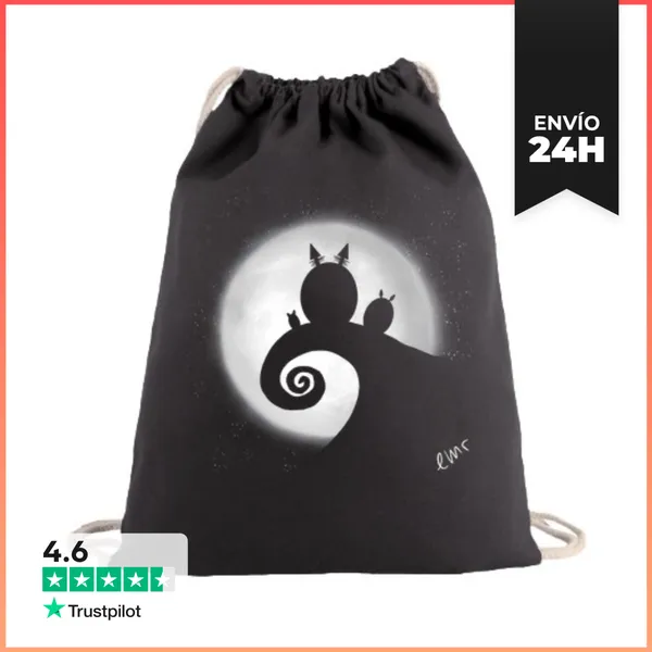 Mochila Saco Con Cuerdas Mochila Totoro X Pesadilla Antes De