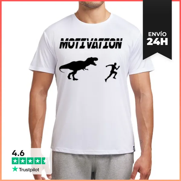 Camiseta Deportiva Hombre Motivación Deporte Carrera Correr Humor