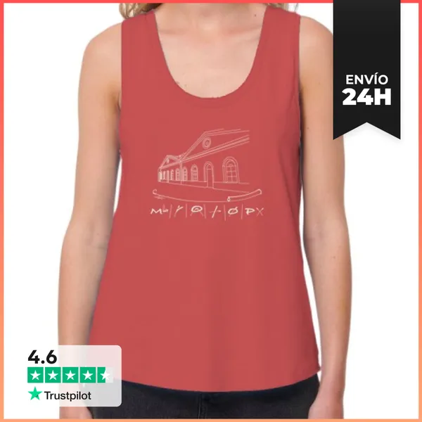 Camiseta Mujer Sin Mangas, Loose Fit Bodega 4 LaTostadora
