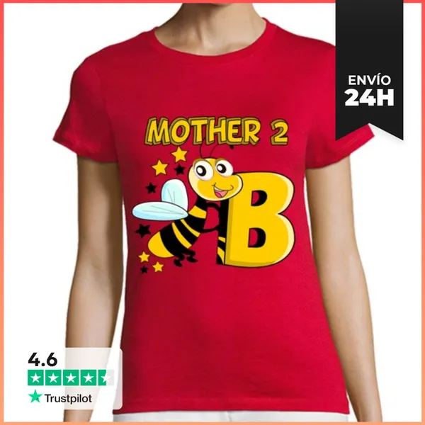 Camiseta Mujer Clásica Cooltee FUTURA MAMA. Solo Disponible En