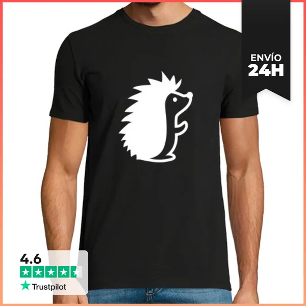 Camiseta Hombre Clásica Erizo LaTostadora