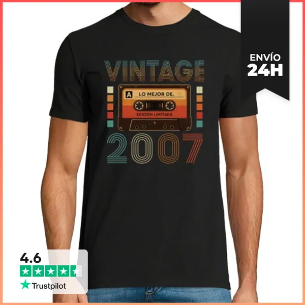 Camiseta Hombre Clásica Le Mejor De 2007 LaTostadora
