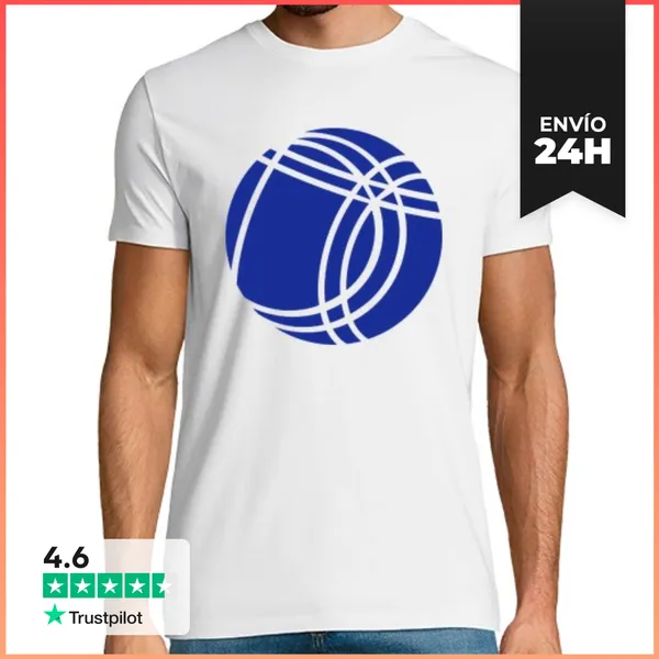 Camiseta Hombre Clásica Petanca Boccia Boule LaTostadora