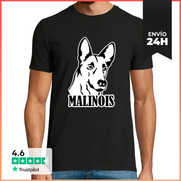 Camiseta Hombre Clásica Malinois LaTostadora