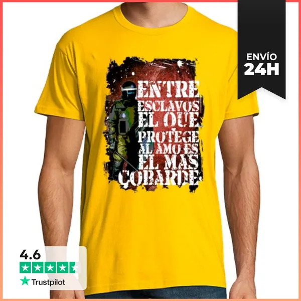 Camiseta Hombre Clásica Entre Esclavos LaTostadora