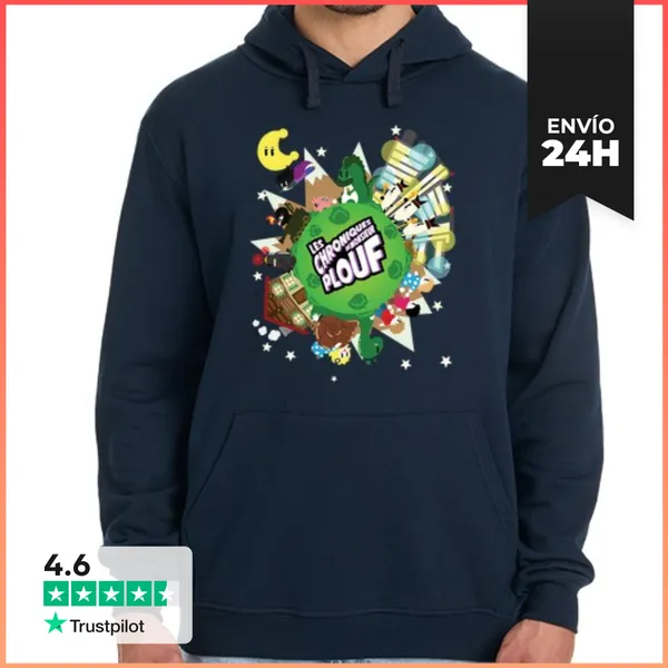 Sudadera Unisex Con Capucha Planeta Splash Por Mr. Tony -