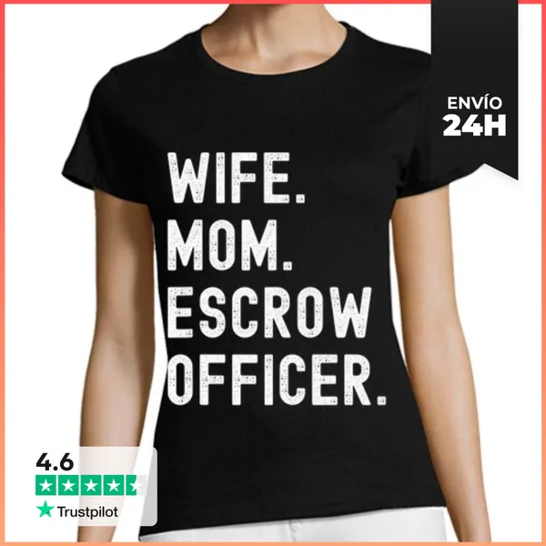 Camiseta Mujer Clásica Esposa De Oficial De Depósito En Garantía