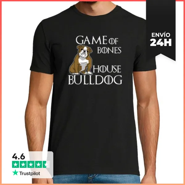 Camiseta Hombre Clásica House Bulldog LaTostadora