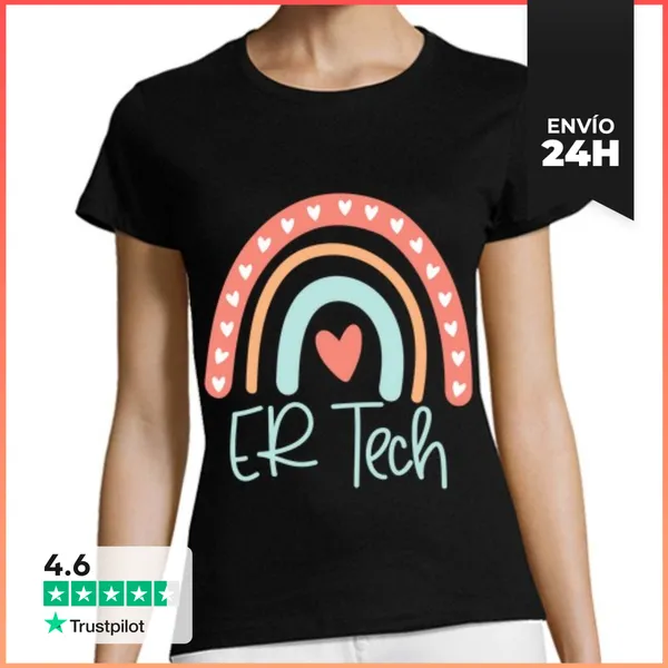 Camiseta Mujer Clásica Técnico De Sala De Emergencias LaTostadora