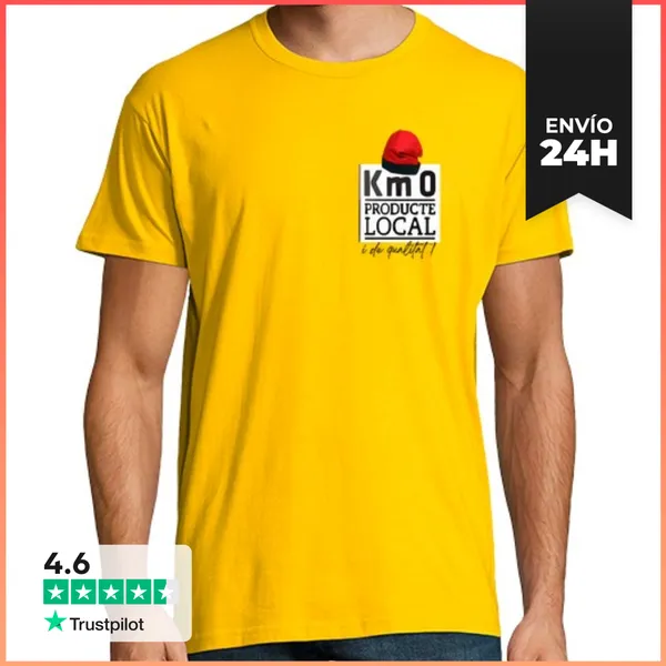 Camiseta Hombre Clásica Camiseta LP Km 0 LaTostadora
