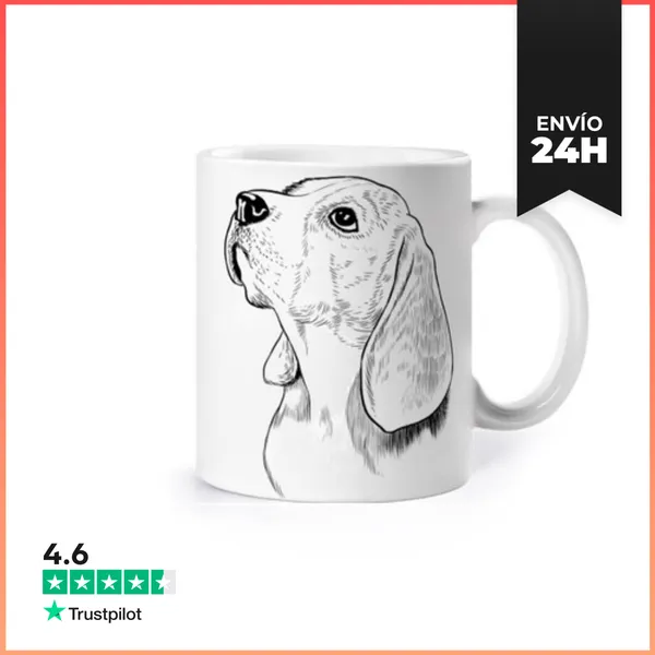 Taza Adorable Beagle LaTostadora