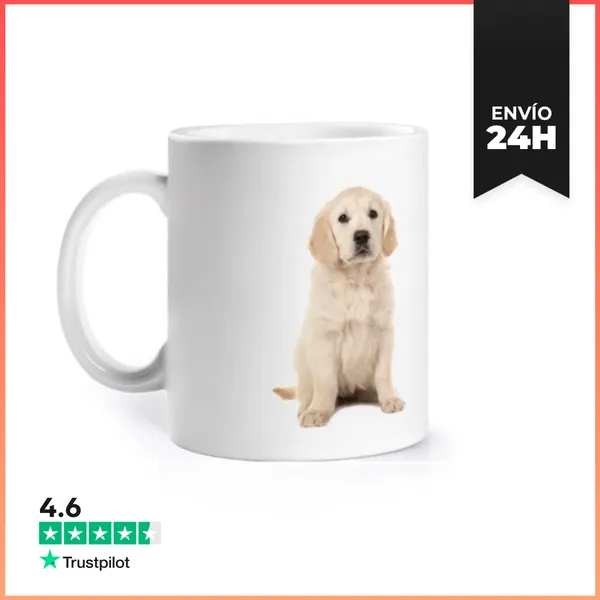 Taza Cachorro De Perro Golden Retriever LaTostadora