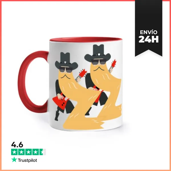 Taza De Colores Zz Top LaTostadora