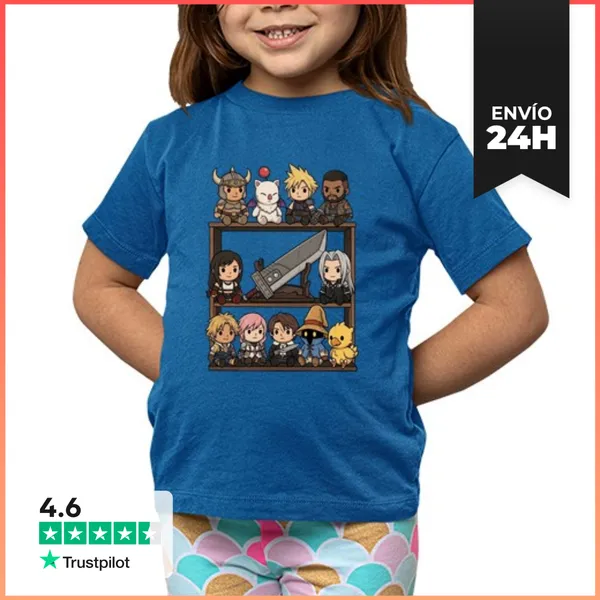 Camiseta Clásica Para Niños Coleccion Final De Peluches