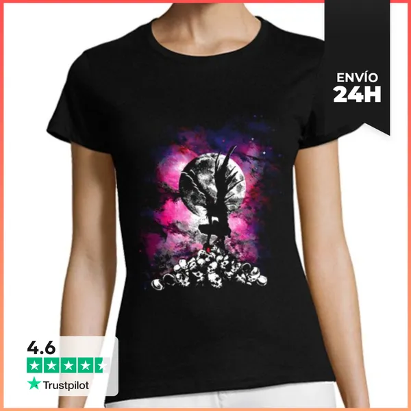 Camiseta Mujer Clásica Espíritu De La Muerte LaTostadora
