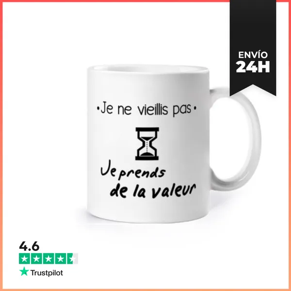 Taza No Envejezco Humor Cumpleaños LaTostadora