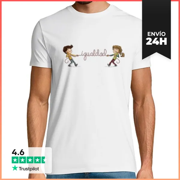 Camiseta Hombre Clásica Igualdad Entre Sexos LaTostadora