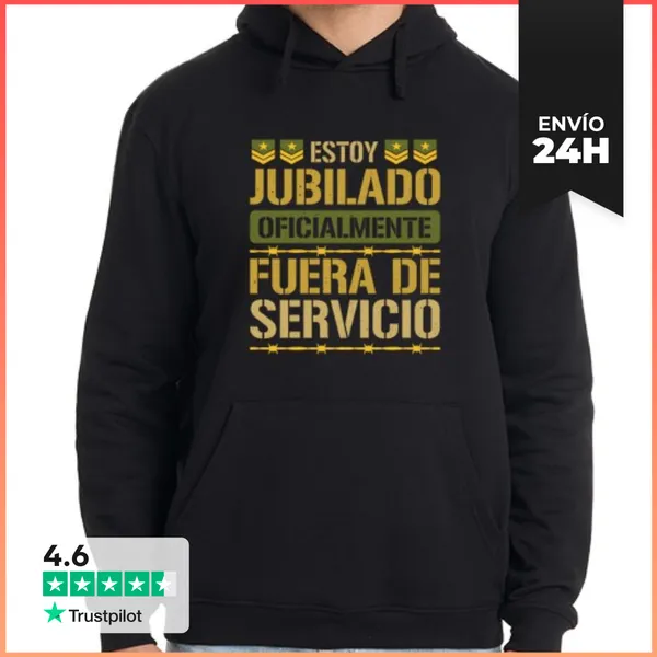 Sudadera Unisex Con Capucha Regalo Jubilado Jubilación 2026