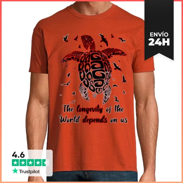 Camiseta Hombre Clásica Salvemos El Planeta LaTostadora
