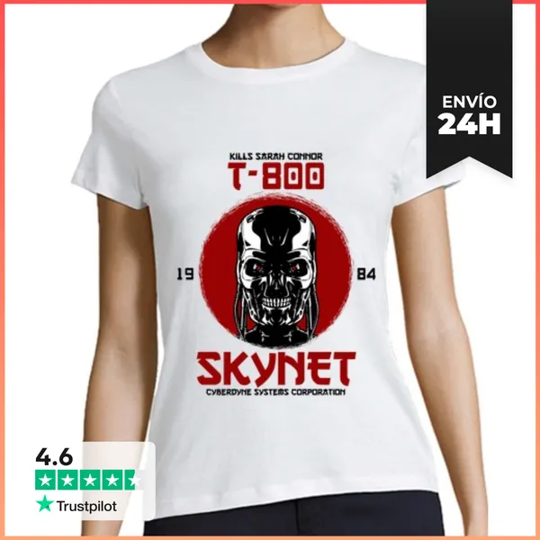 Camiseta Mujer Clásica CYberdyne 101 LaTostadora