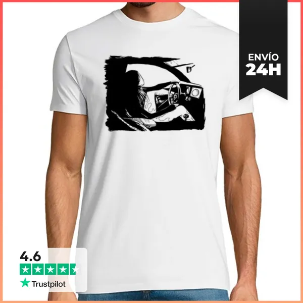 Camiseta Hombre Clásica Loco Por El Volante 2 LaTostadora