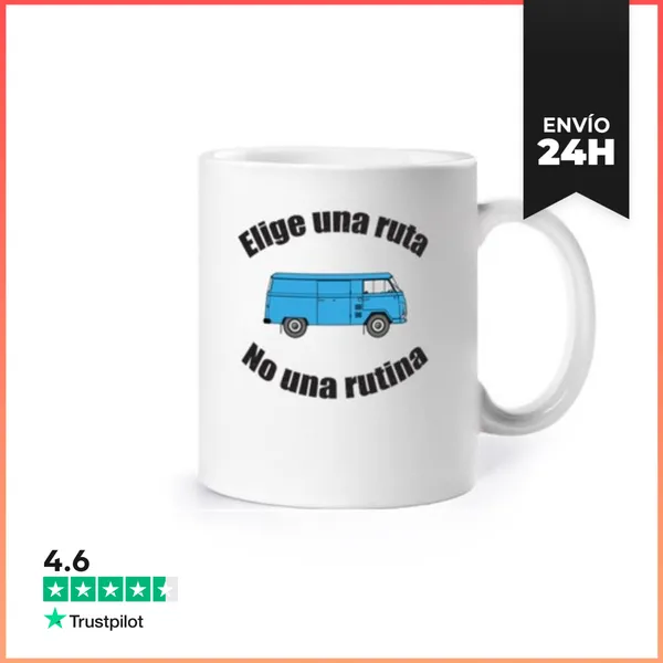 Taza Elige Una Ruta - Vida Nómada LaTostadora