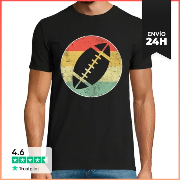 Camiseta Hombre Clásica Regalo De Jugador De Fútbol Americano