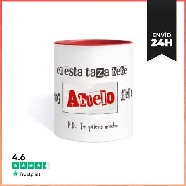 Taza De Colores Mejor Abuelo LaTostadora