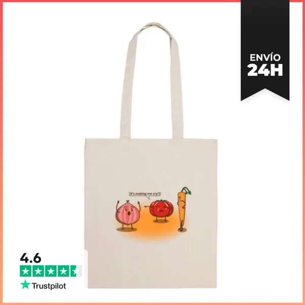 Bolsa De Tela Cebolla Y Tomate LaTostadora
