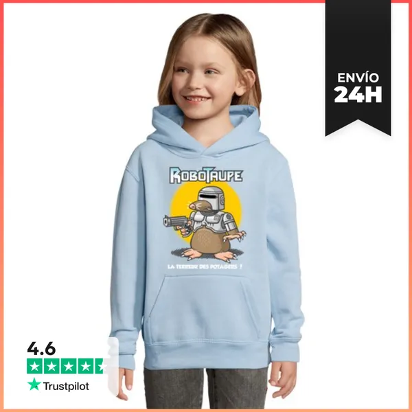 Sudadera Para Niños Con Capucha Robomole LaTostadora
