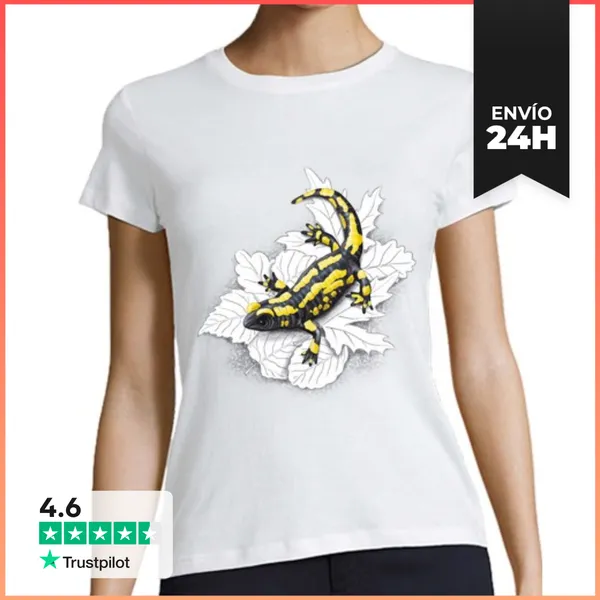 Camiseta Mujer Clásica Salamandra LaTostadora