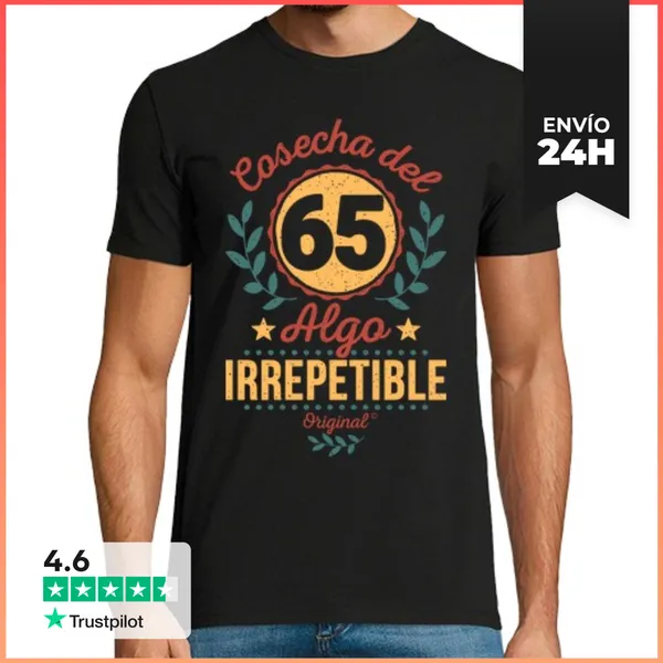 Camiseta Hombre Clásica Cosecha Del 65. Irrepetible LaTostadora