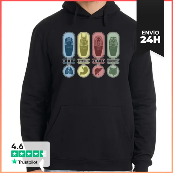 Sudadera Unisex Con Capucha Vasos Canopos LaTostadora