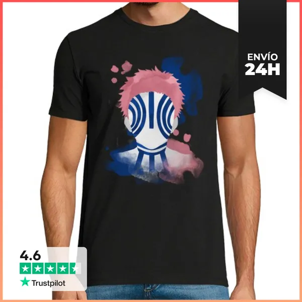 Camiseta Hombre Clásica Fireworks Demon LaTostadora