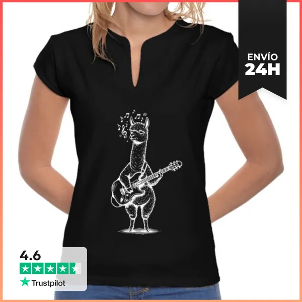 Camiseta Mujer Cuello Mao Diseño 4705125 LaTostadora