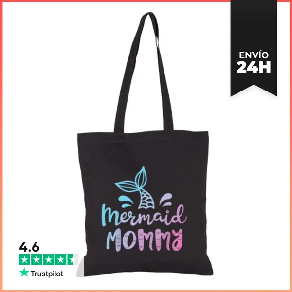 Bolsa De Tela Mamá Sirena Mujer Divertida Mamá Mamá LaTostadora