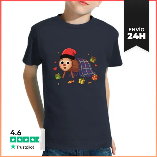 Camiseta Clásica Para Niños Caga Tió De Nadal LaTostadora