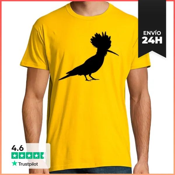 Camiseta Hombre Clásica Abubilla Punk (Hombre) LaTostadora