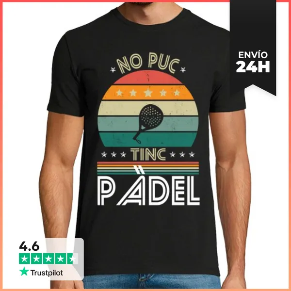 Camiseta Hombre Clásica No Puedo Tengo Padel Catalán LaTostadora