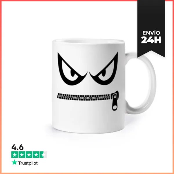 Taza Cremallera Enfadada LaTostadora