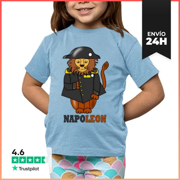 Camiseta Clásica Para Niños Cooltee Napoleon . Solo Disponible En