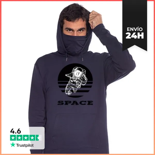 Sudadera Urban Guerrilla Sudadera Urban Guerrilla, Azul Marino,