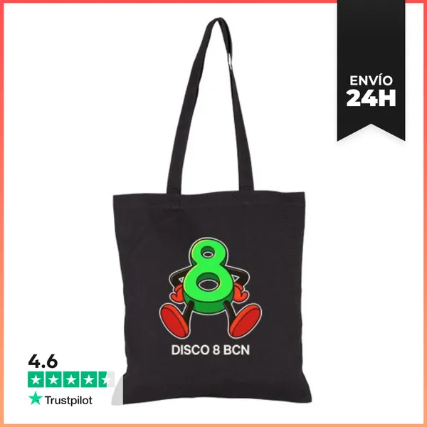 Bolsa De Tela Disco Ocho BCN LaTostadora