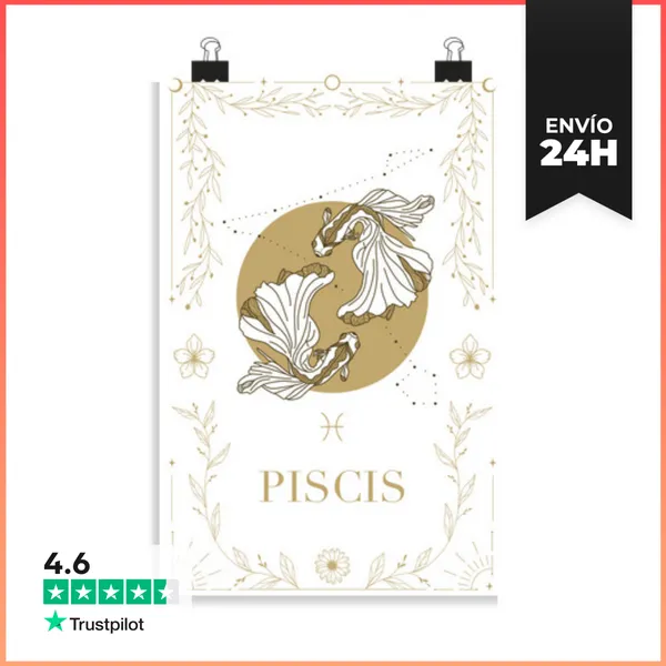 Póster Vertical Piscis LaTostadora